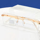 ⏰ Nur noch heute 50% Rabatt! 👓 Randlose Blaulicht-Brille mit leichtem Metallgestell, druckfreie Nasenpads, augenschonend für Büro, Gaming & als Geschenk ✨