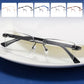 ⏰ Nur noch heute 50% Rabatt! 👓 Randlose Blaulicht-Brille mit leichtem Metallgestell, druckfreie Nasenpads, augenschonend für Büro, Gaming & als Geschenk ✨