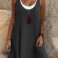 🔥 Letzter Tag! 50% Rabatt Damen Trägerkleid im Layering-Design 🤍 Lockeres ärmelloses zweilagiges Freizeitkleid für den Sommer