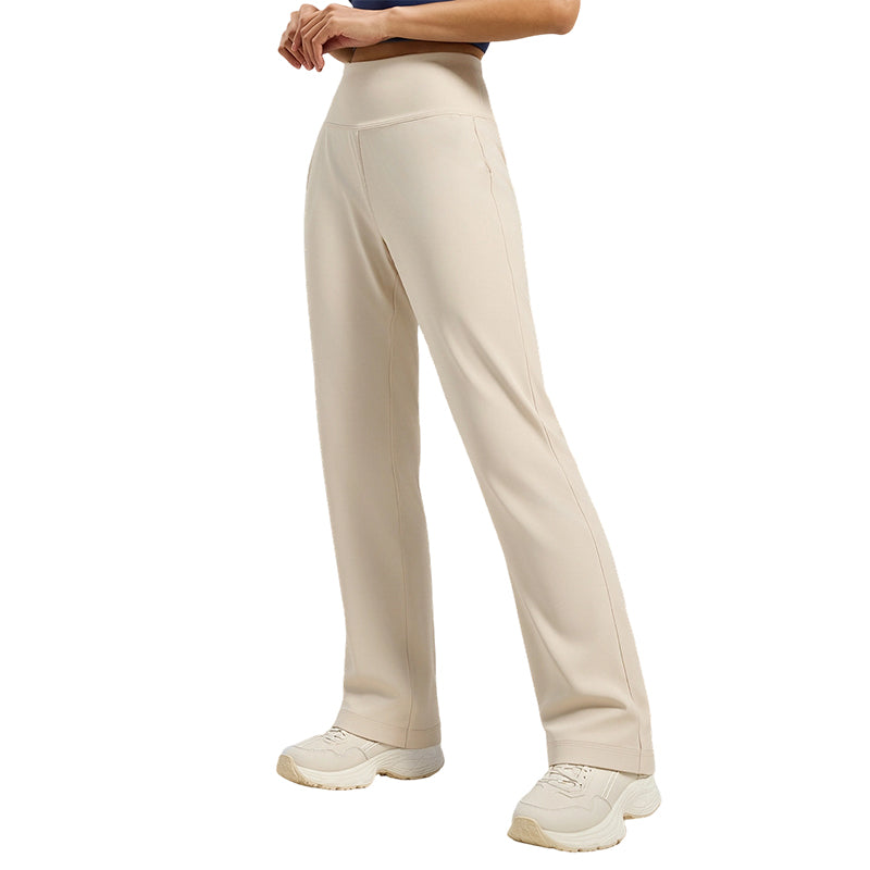 Figure-Flattering Straight-Leg Yoga Pants