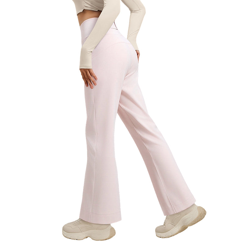 Figure-Flattering Straight-Leg Yoga Pants