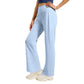 Figure-Flattering Straight-Leg Yoga Pants