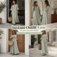 ✈️Versandkostenfrei🔥 Letzter Tag! 50% Rabatt Damen V-Ausschnitt Maxikleid 🌿 Locker fließend mit Rüschenärmeln für Sommer & Strand
