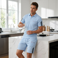 🔥 Letzter Tag! 50% Rabatt Herren 2-Teilig Freizeit-Set ☀️ Kurzarm-Polo & Shorts – Atmungsaktiv für Alltag, Sport & Reisen