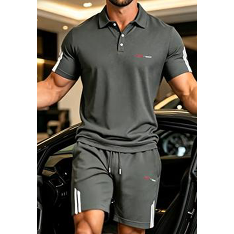 🔥 Letzter Tag! 50% Rabatt Herren 2-Teilig Freizeit-Set ☀️ Kurzarm-Polo & Shorts – Atmungsaktiv für Alltag, Sport & Reisen