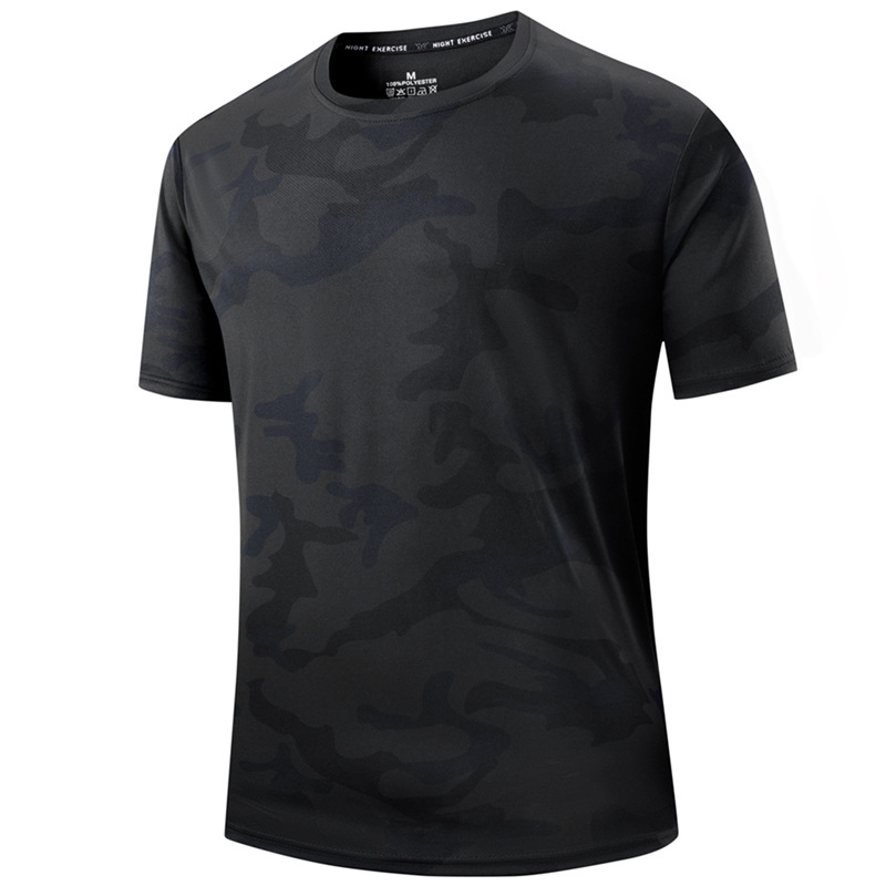 🔥 Letzter Tag! 50% Rabatt Herren Quick Dry Camouflage Sport T-Shirt 🌿 Atmungsaktiv & leicht für Fitness, Outdoor & Alltag