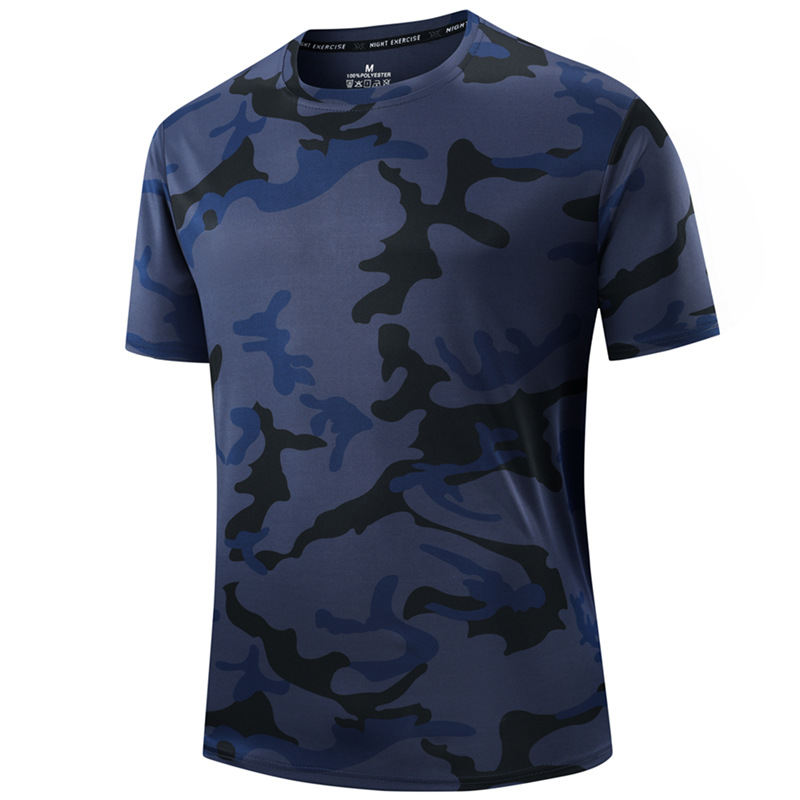 🔥 Letzter Tag! 50% Rabatt Herren Quick Dry Camouflage Sport T-Shirt 🌿 Atmungsaktiv & leicht für Fitness, Outdoor & Alltag