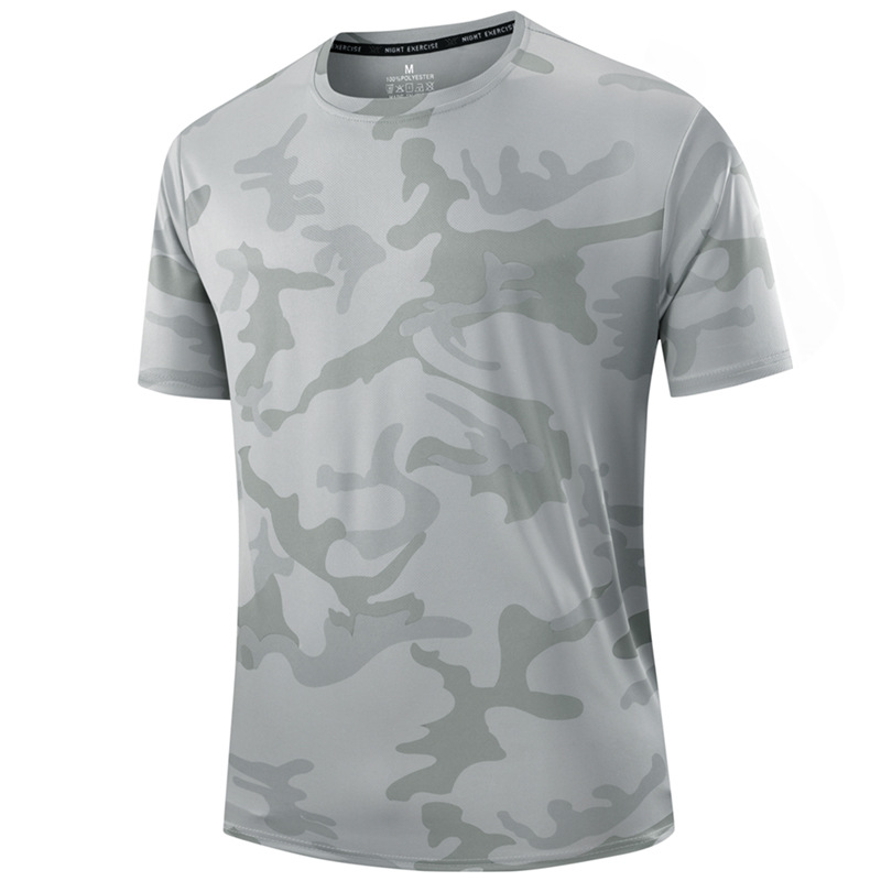 🔥 Letzter Tag! 50% Rabatt Herren Quick Dry Camouflage Sport T-Shirt 🌿 Atmungsaktiv & leicht für Fitness, Outdoor & Alltag