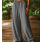 🔥 Letzter Tag! 50% Rabatt Herren Baumwoll-Leinen Freizeithose 🤍 Lockerer Schnitt mit elastischem Bund für Sommer, Urlaub & Alltag