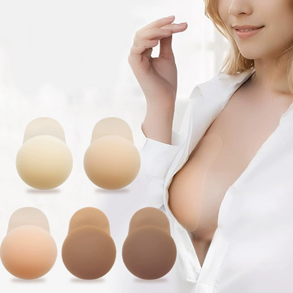 🔥 Letzter Tag! 50% Rabatt Selbstklebende Push-up Brustabdeckungen ✨ Nahtlose unsichtbare Nippelcovers für rückenfreie & trägerlose Outfits