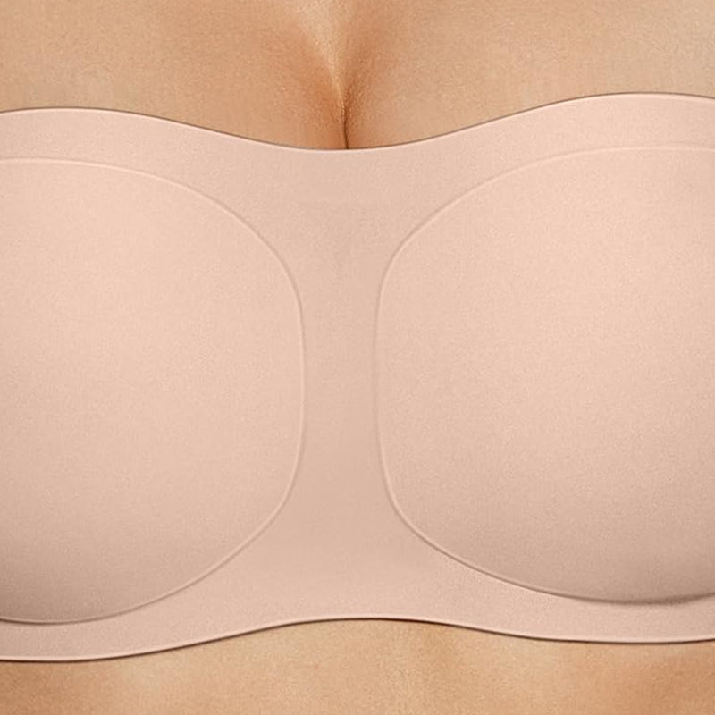 🔥 Letzter Tag! 50% Rabatt Nahtloser trägerloser Bandeau-BH ohne Bügel 🤍 Rutschfest & unsichtbar für trägerlose Outfits