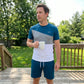 👕 50% Rabatt: Herren 2-Teiler Freizeit-Set | Colorblock T-Shirt & Shorts für Alltag & Sport 🌿
