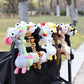 Long Neck Plush Animal Bag Pendant