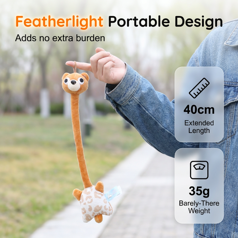 🔥 Letzter Tag! 50% Rabatt Langhals Plüschtier-Anhänger 🦒 Lustiger Rucksack-Anhänger für Kinder