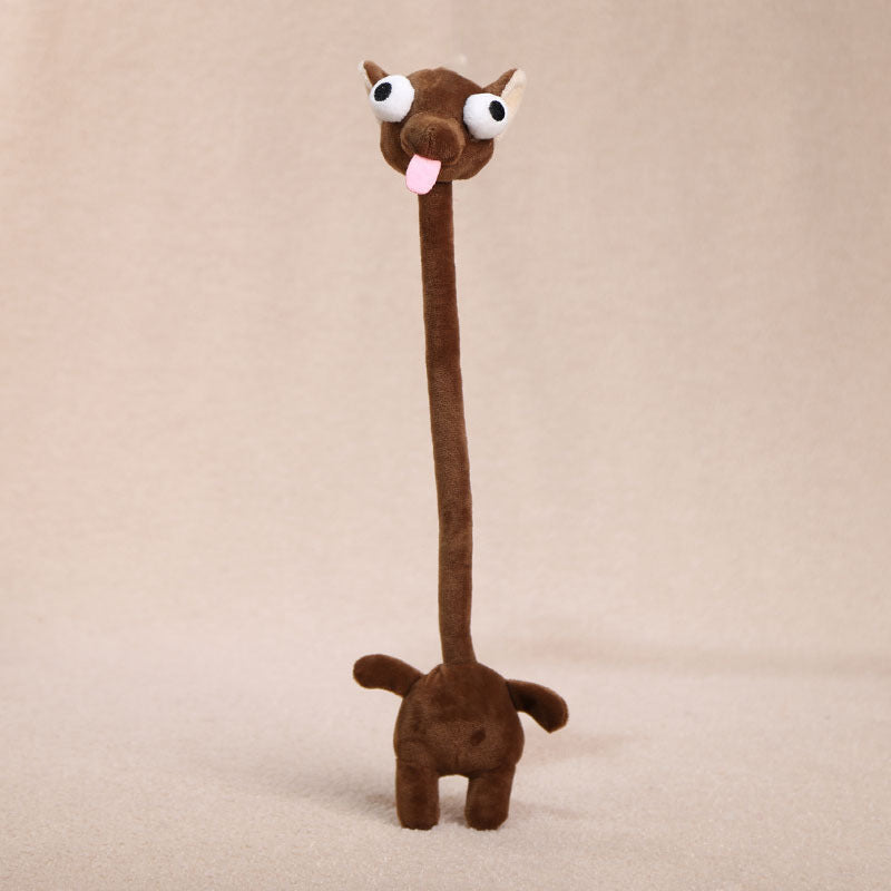 Long Neck Plush Animal Bag Pendant