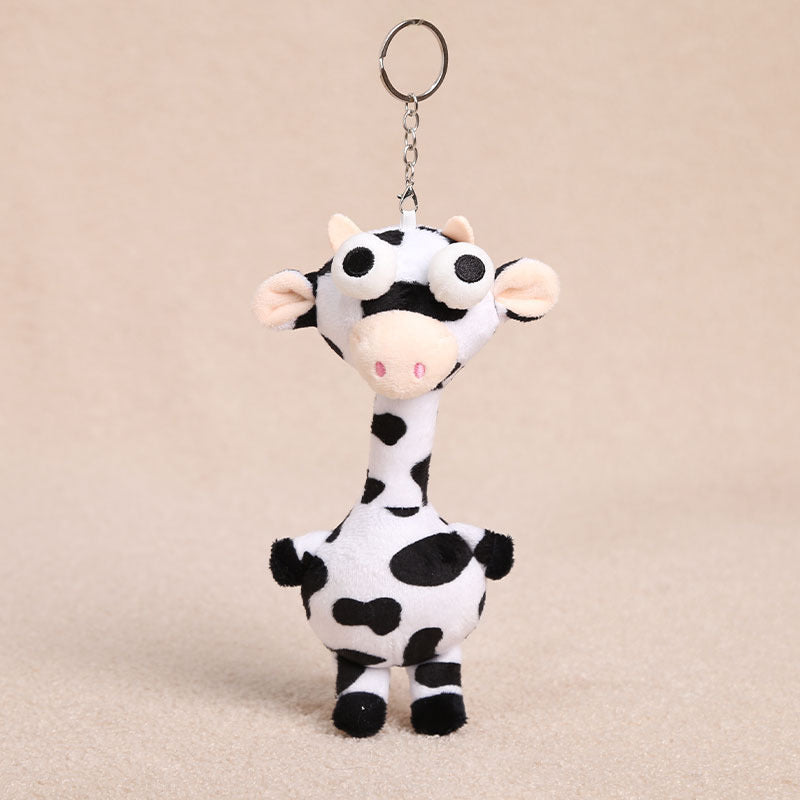 Long Neck Plush Animal Bag Pendant
