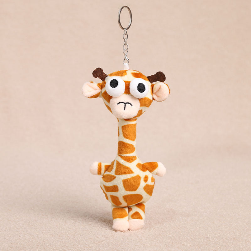 🔥 Letzter Tag! 50% Rabatt Langhals Plüschtier-Anhänger 🦒 Lustiger Rucksack-Anhänger für Kinder