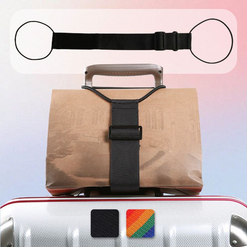 🧳 Kauf 1, erhalte 1 GRATIS! 🛫 Verstellbarer Freihändig-Koffergurt, Elastischer Sicherer Reisegepäckhalter für Handgepäck
