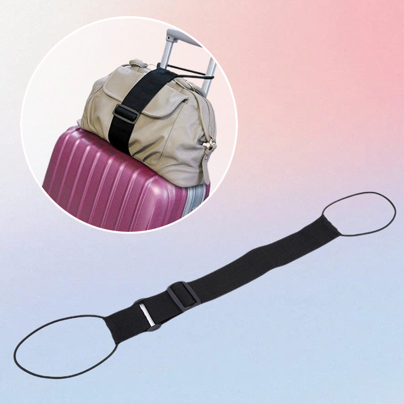 🧳 Kauf 1, erhalte 1 GRATIS! 🛫 Verstellbarer Freihändig-Koffergurt, Elastischer Sicherer Reisegepäckhalter für Handgepäck
