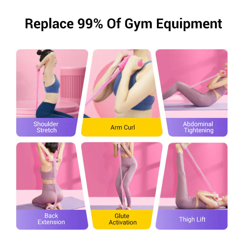 🔥 Letzter Tag! 50% Rabatt Multifunktionelles Sit-Up Trainingsgerät 💪 Zugseil für Bauch, Beine & Arme – effektives Heimtraining für Zuhause