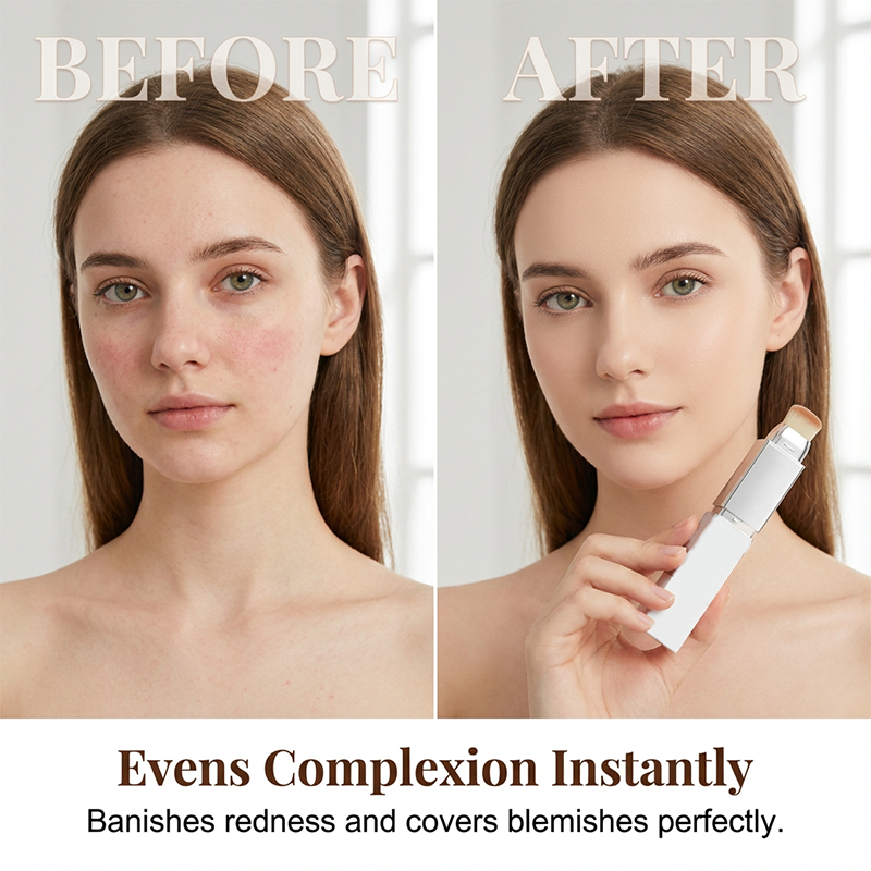 🔥 Letzter Tag! 50% Rabatt 2-in-1 Farbwechsel Foundation Stick ✨ Perfekter Hautton im Handumdrehen