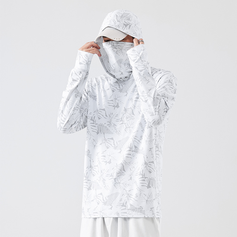 Herren UV-Schutz-Hoodie mit Gesichtsmaske