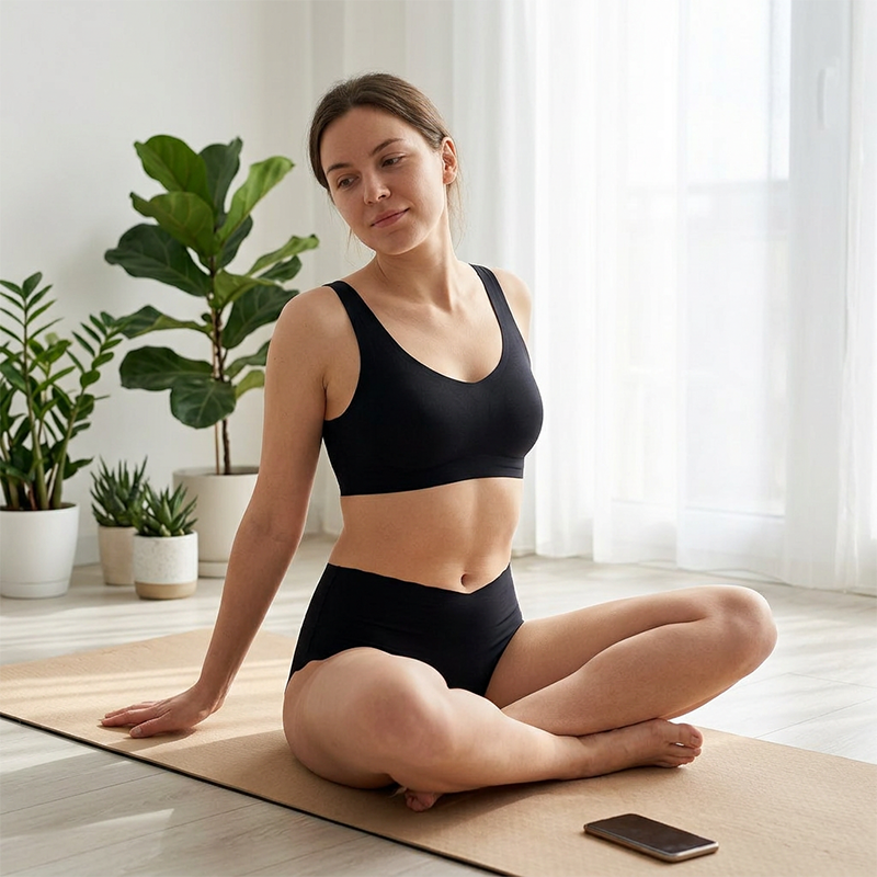 🔥 Letzter Tag! 50% Rabatt Nahtloser Damen Yoga-String 🧘 Unsichtbar & ultra-bequem für Sport & Alltag