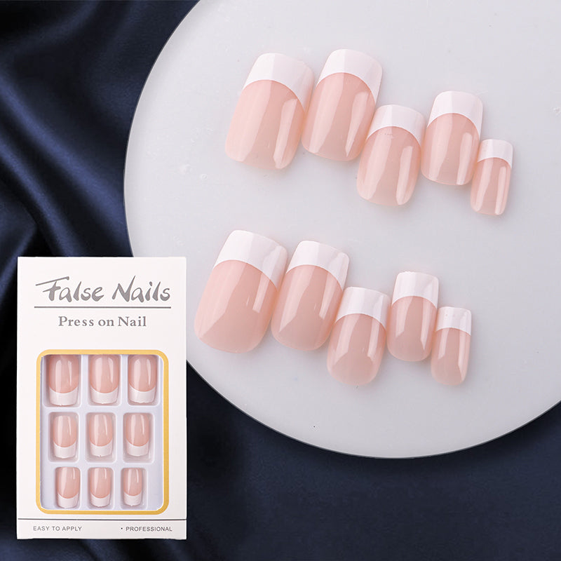 💅 50 % RABATT FÜR BEGRENZTE ZEIT! ✨ Color Pop Aufkleb-Kunstnägel Set mit 288 Stück – 12 Größen, einfache Anwendung, salonfertiger French-Look ohne Nagellack