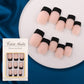 💅 50 % RABATT FÜR BEGRENZTE ZEIT! ✨ Color Pop Aufkleb-Kunstnägel Set mit 288 Stück – 12 Größen, einfache Anwendung, salonfertiger French-Look ohne Nagellack