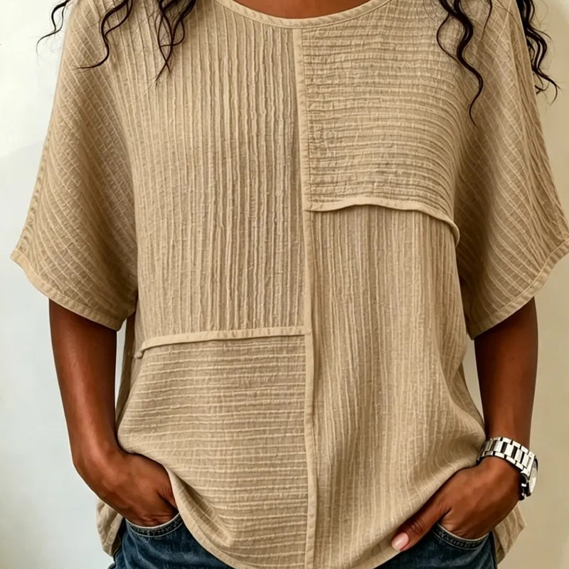 Damen Minimalist Casual Bluse