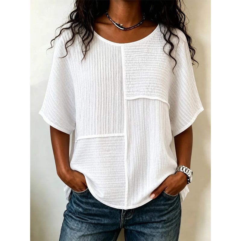 Damen Minimalist Casual Bluse