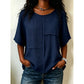 Damen Minimalist Casual Bluse