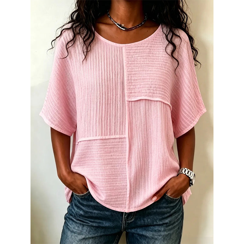 Damen Minimalist Casual Bluse