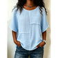 Damen Minimalist Casual Bluse