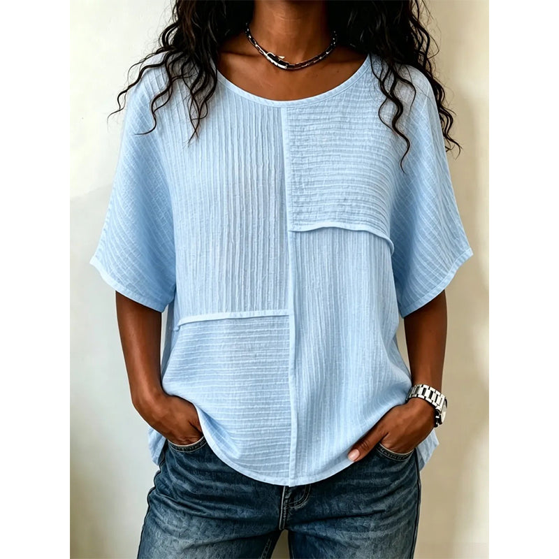 Damen Minimalist Casual Bluse