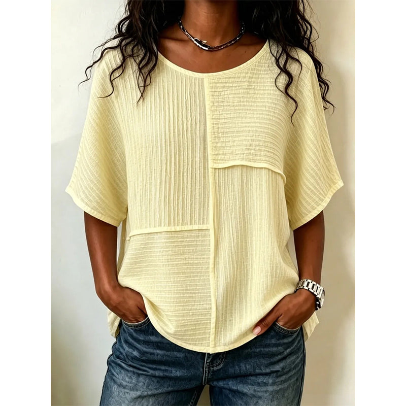 Damen Minimalist Casual Bluse