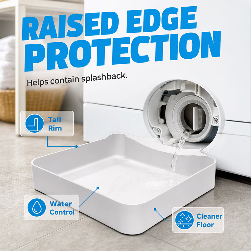 💧 -50% RABATT | ✨Universelle Auffangwanne für Frontlader-Waschmaschinen – Schützt Ihren Boden zuverlässig🏡