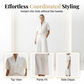 ✈️Kostenloser Versand🏙️ 50 % RABATT FÜR BEGRENZTE ZEIT! 👗 Damen Zweiteiler-Outfit – Lockerer Schnitt, edler Fall, vielseitig für Büro & Alltag 🤍