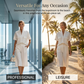 ✈️Kostenloser Versand🏙️ 50 % RABATT FÜR BEGRENZTE ZEIT! 👗 Damen Zweiteiler-Outfit – Lockerer Schnitt, edler Fall, vielseitig für Büro & Alltag 🤍