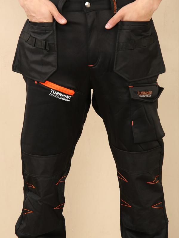 ✈️Versandkostenfrei👖 50% Rabatt: Robuste Herren Cargo-Arbeitshose | Verstärkte Knie & viele Taschen für Bau & Handwerk 🛠️
