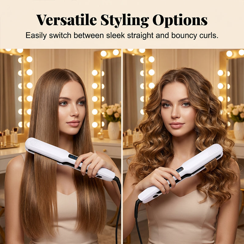 ✨ 50% Rabatt: 2-in-1 Haarglätter & Lockenstab | Ionen-Technologie gegen Frizz & für Glanz