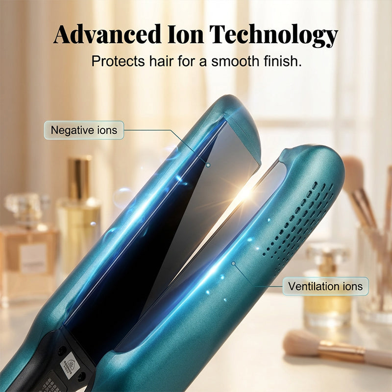 ✨ 50% Rabatt: 2-in-1 Haarglätter & Lockenstab | Ionen-Technologie gegen Frizz & für Glanz