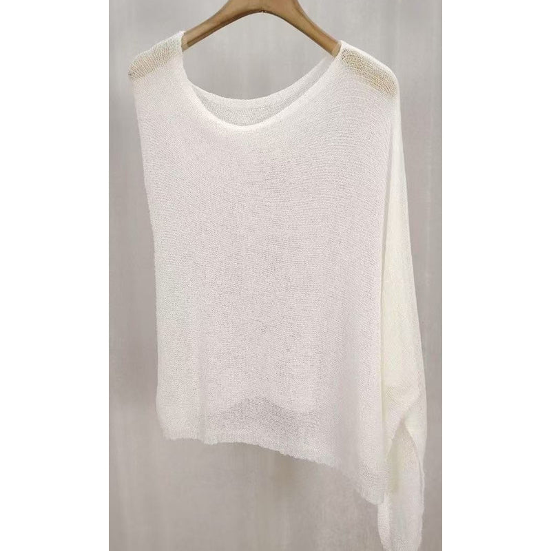 🔥Only £14.99 Last Day Promotion!🎁Women's Hollow Out Knit Shawl Poncho