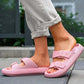 🏖️ 50 % RABATT FÜR BEGRENZTE ZEIT! 🦶 Damen Outdoor-Sandalen mit Doppelverschluss – Weiche gepolsterte Sohle, rutschfestes Laufprofil und atmungsaktives Material für den Sommer ☀️