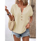 Women's V-Neck Short Sleeve Casual Top