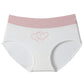 Damen Hochbund-Slip mit Herzprint