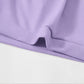✈️Kostenloser Versand💜 NUR KURZE ZEIT 50 % RABATT! 👖 Damen Lounge Zweiteiler – Oversize Kurzarm Top + Shorts mit Kordelbund, tiefe Taschen, super weich für Zuhause & Alltag
