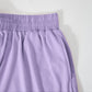 ✈️Kostenloser Versand💜 NUR KURZE ZEIT 50 % RABATT! 👖 Damen Lounge Zweiteiler – Oversize Kurzarm Top + Shorts mit Kordelbund, tiefe Taschen, super weich für Zuhause & Alltag