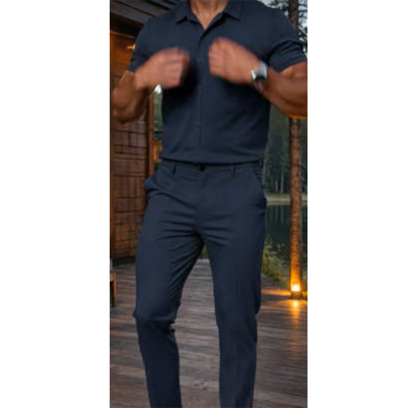 👔40% RABATT! 🌿 Herren Zweiteiler – Leichter Casual-Anzug aus atmungsaktivem Stoff – Perfekt für Sommer, Hochzeit oder Büro – lässig-elegant mit Komfort ✨👖🌞