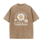 👕 LIMITIERTER 50% RABATT! Unisex Vintage-Wash T-Shirt mit Gänseblümchen-Print – Lockerer Schnitt, weicher Stoff für den Sommer